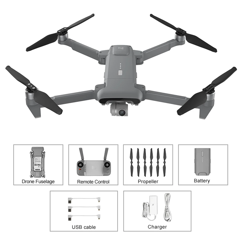 

FIMI X8SE 2020 GPS RC Drone with 4K Camera 3-Axis Gimbal Remote RC Quadcopter RTF profissional 8KM FPV HDR Camera Drone