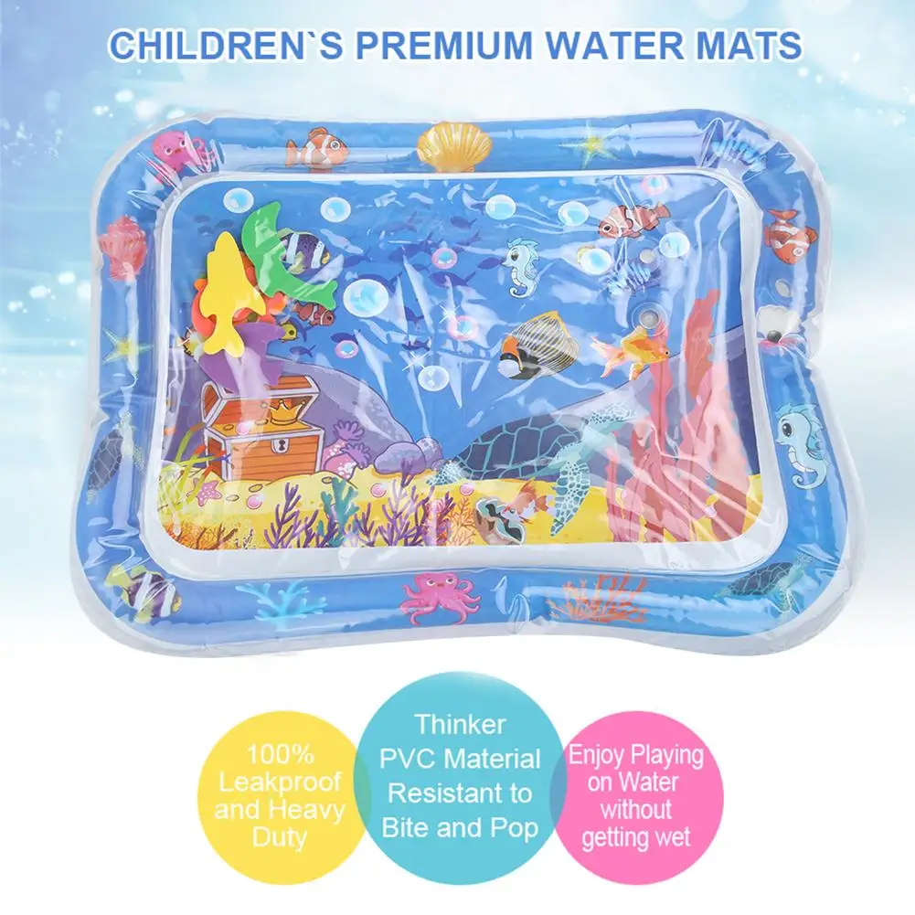 Kids Children Cartoon Whale Marine Animal Inflatable Interactive Water Play Mat | Игрушки и хобби