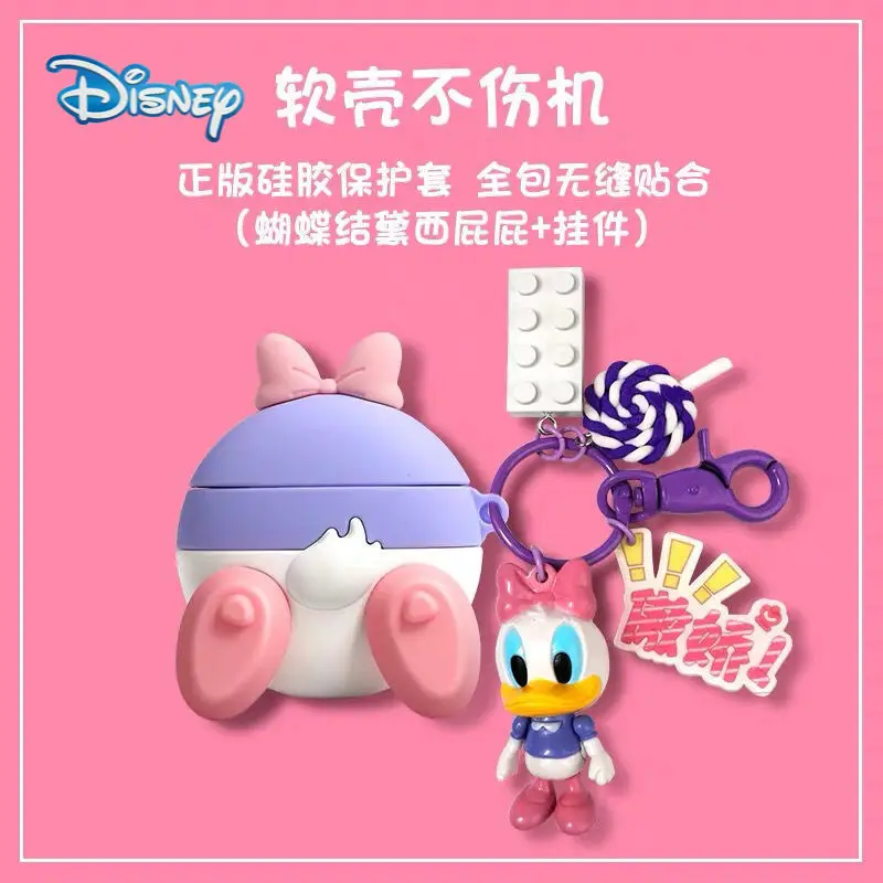 

Disney Donald Duck Daisy Cartoon Cover for Apple Airpods 1 2 airpod Pro 3 Wireless Bluetooth Earphones case Cute Headphone Cover