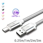 Зарядный кабель Usb Type-C, 3 м, 2 м, Usb 3,1 кабель для Xiaomi Mi A3, A2 Mix 3, Huawei Mate p30, Usb C, кабель для передачи данных, Typec, Usbc кабель