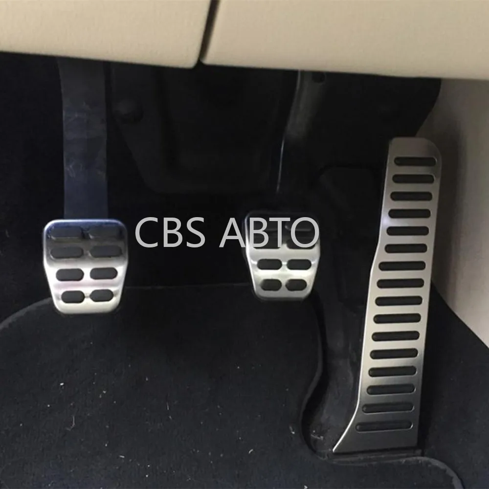 Накладки на педали CBS ABTO для автомобиля из нержавеющей стали Skoda Octavia A5 Volkswagen VW Golf 6