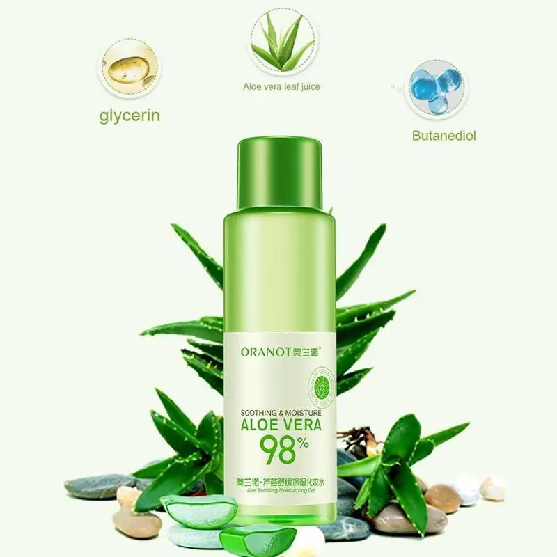 

120ml Aloe Face Tonic Hydration Toner Skin Care Products Pore Minimizer Oil Control Makeup Water Face Toner Skin Care
