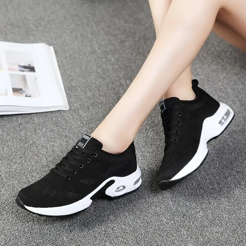 

White Woman Sport Sneakers Size 33 Women's Brand Sneakers Slimming Red Sports Shoes Trainer Running Sneakers Woman Dames Tennis