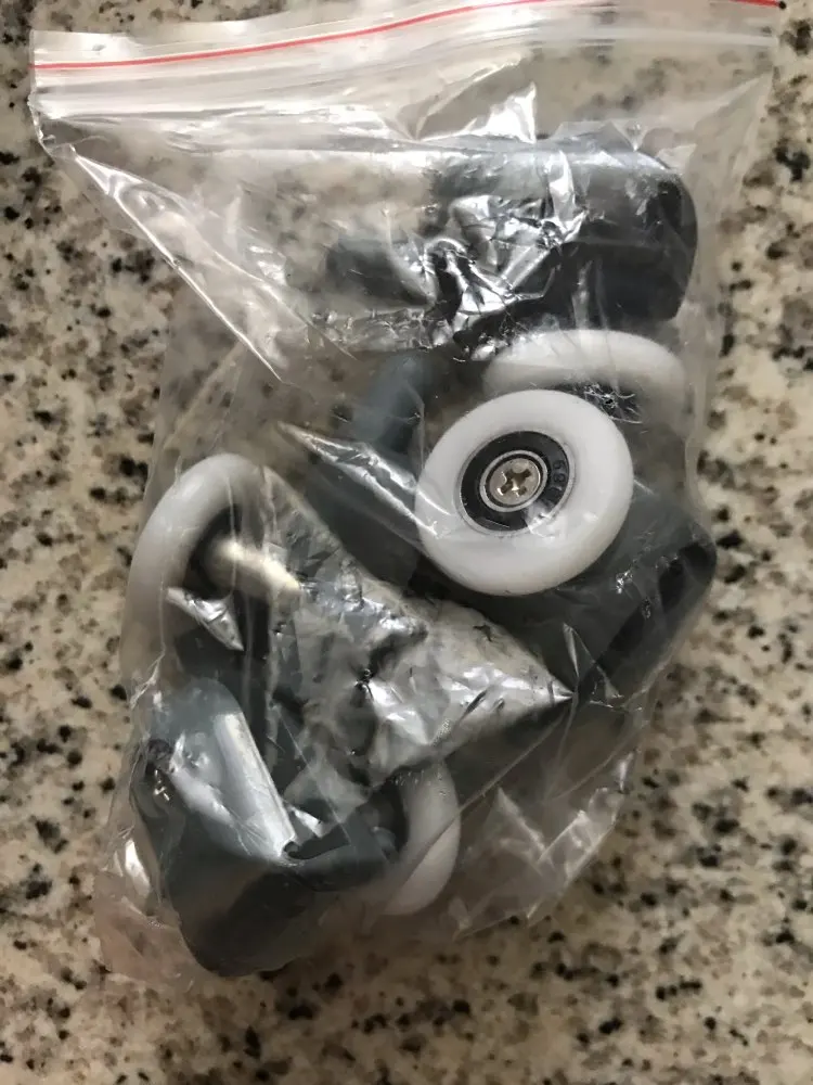 Горячая Распродажа 8 шт./компл. ролики для душевой двери колесные шкивы 25 мм x 5