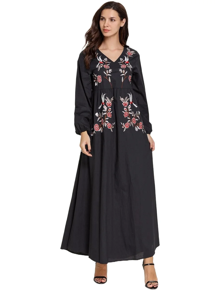 

Dresses Islamique Jurke Abaya Ramadan Workout Clothes Dresss Women Long Muslim Vestidos Faldas Party
