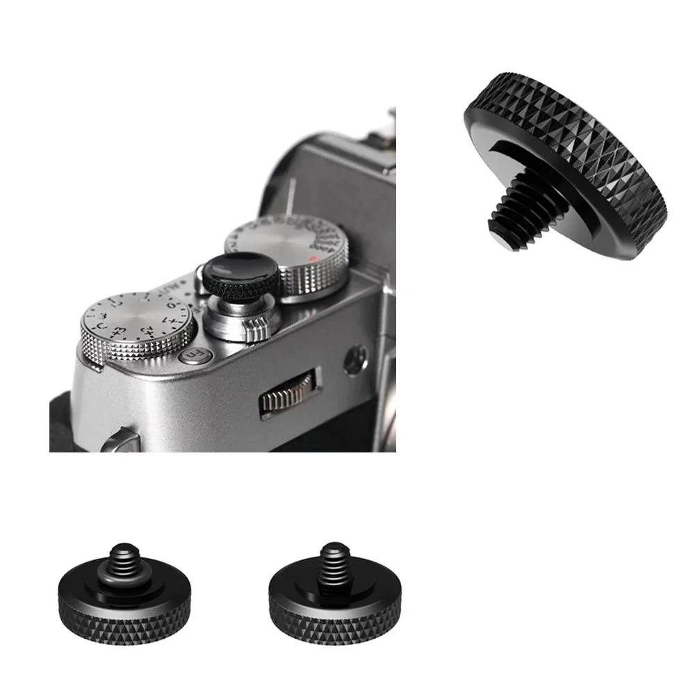 11 мм Deluxe вогнутая кнопка спуска затвора резиновое кольцо для Nikon DF M2 F3 Canon F-1 / New AE-1
