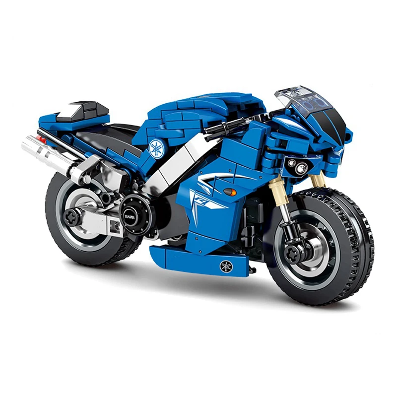 DIY City Off-road Motorbike MOC Model Building Blocks Racing Car Motorcycle Bricks Gifts Toys For Children | Игрушки и хобби