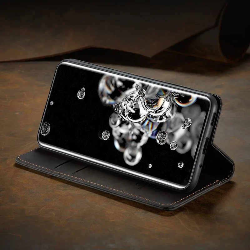 Роскошный Магнитный кожаный чехол бумажник CaseMe для Samsung Galaxy S9 S10 S20 Plus телефона Note