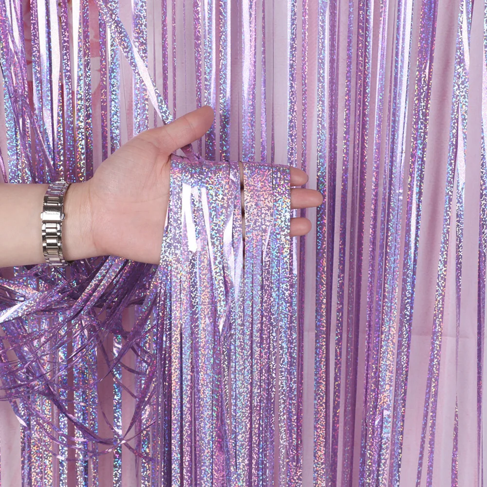 Фоновая занавеска для девичвечерние Золотая мишура с бахромой из фольги