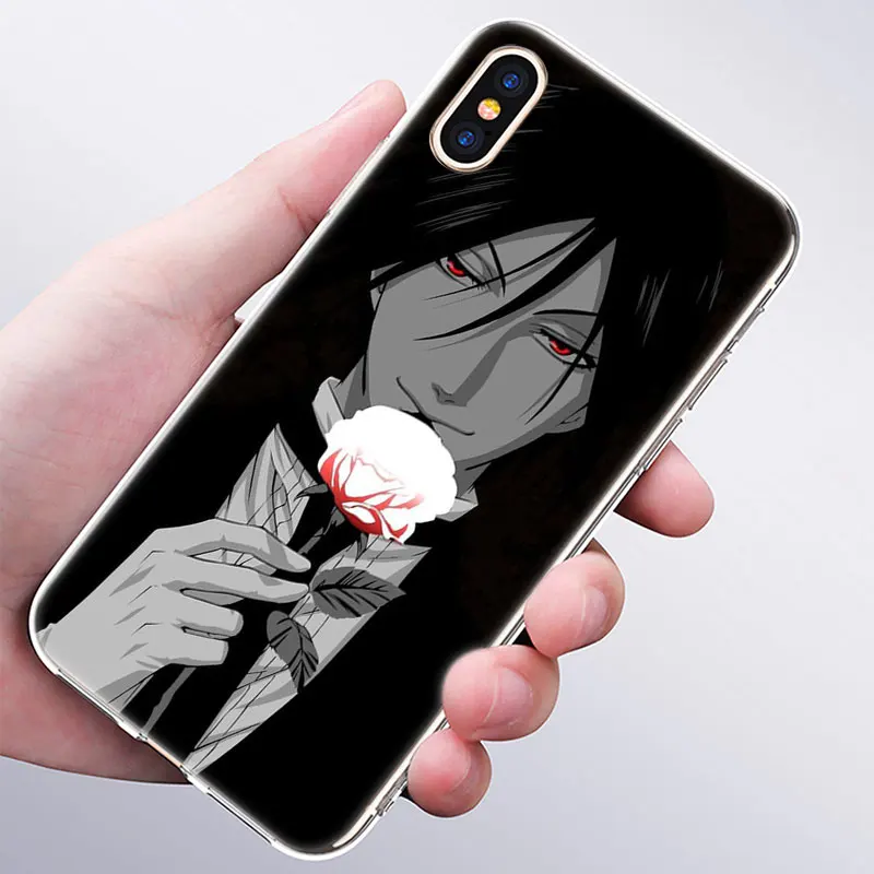 Лидер продаж сапоги для косплея Темный дворецкий аниме Мягкий силиконовый чехол