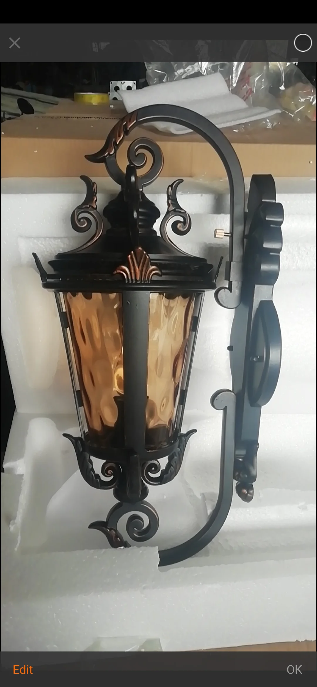 Высококачественный бронзовый настенный светильник высокого качества дома