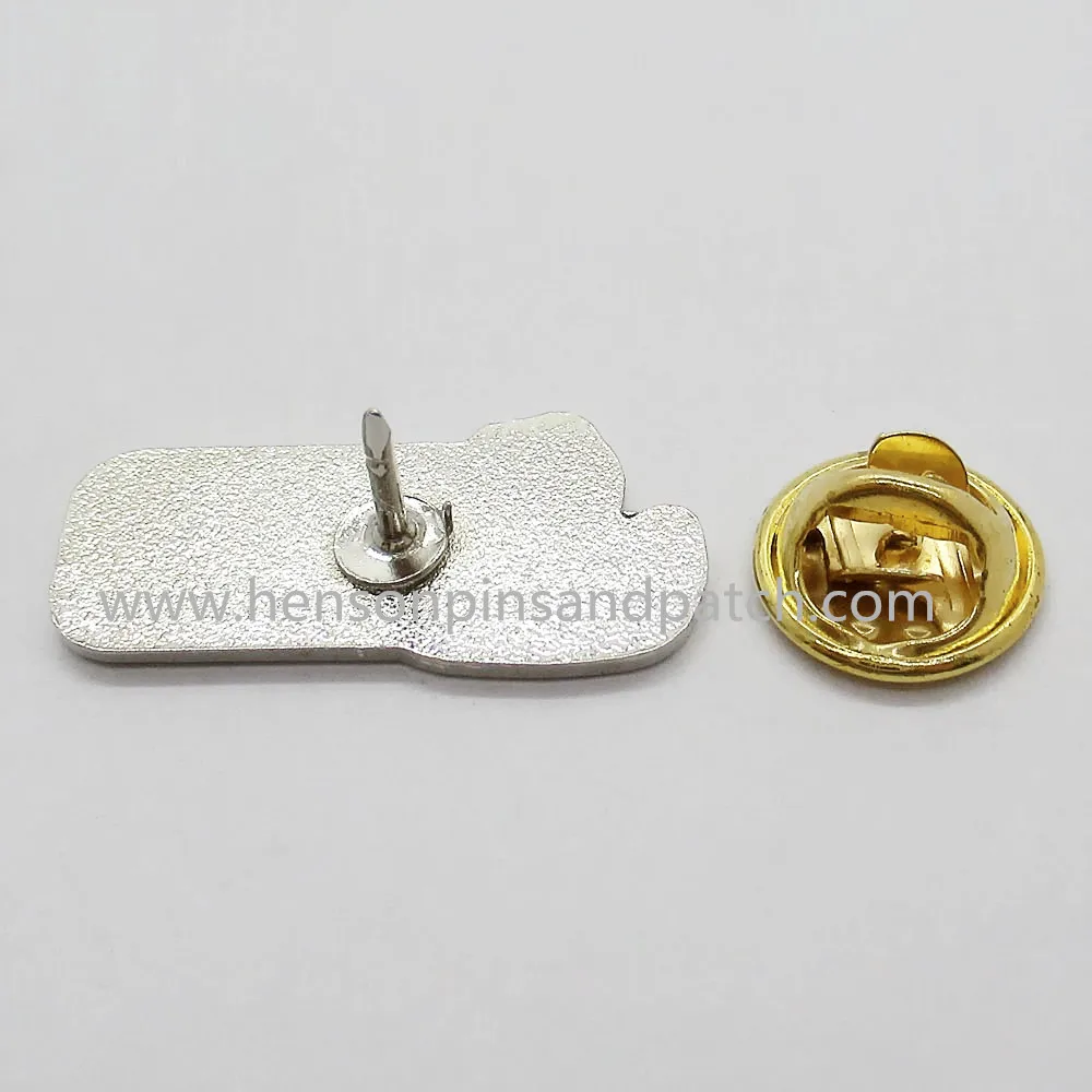 Розничный и складской металлический мягкий значок желтая утка