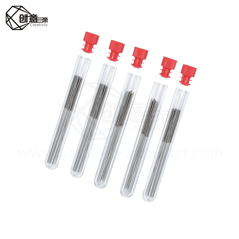 Детали для 3D принтера инструмент очистки сопла экструдера 10 шт. сгибаемых сверл 0