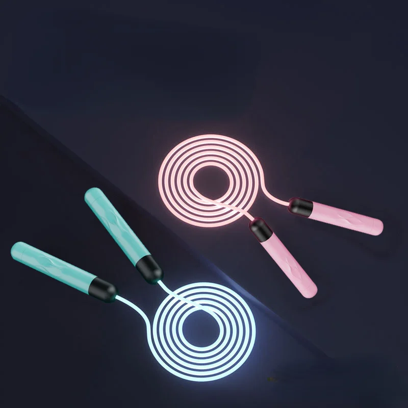 

Luminous Skipping Rope Flash Skipping Rope Luminous Skipping Rope Outdoor Sports TikTok Fitness Artifact Factory Direct Sales