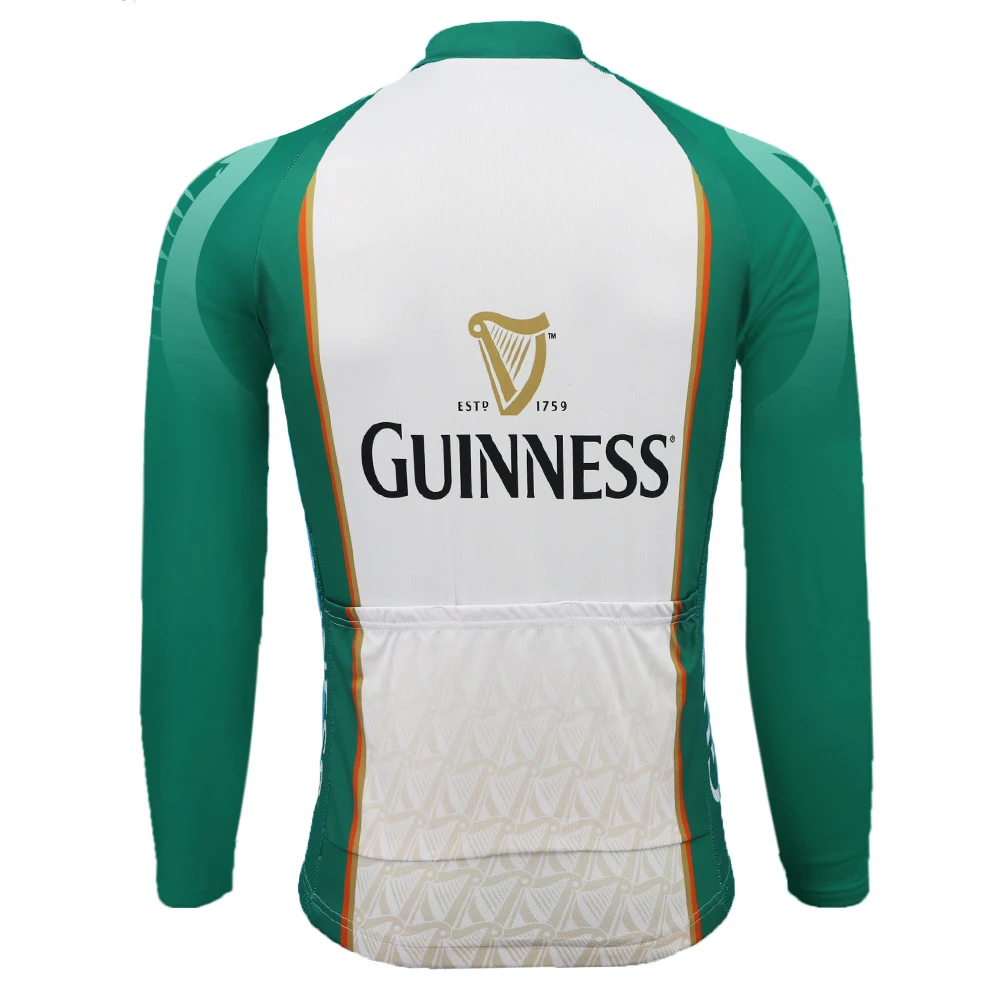 

Classic Lrish Beer Cycling Jersey Men s Long Sleeve Pro Bicycle Clothing Winter Thermal And Thin MTB Ropa Maillot Ciclismo