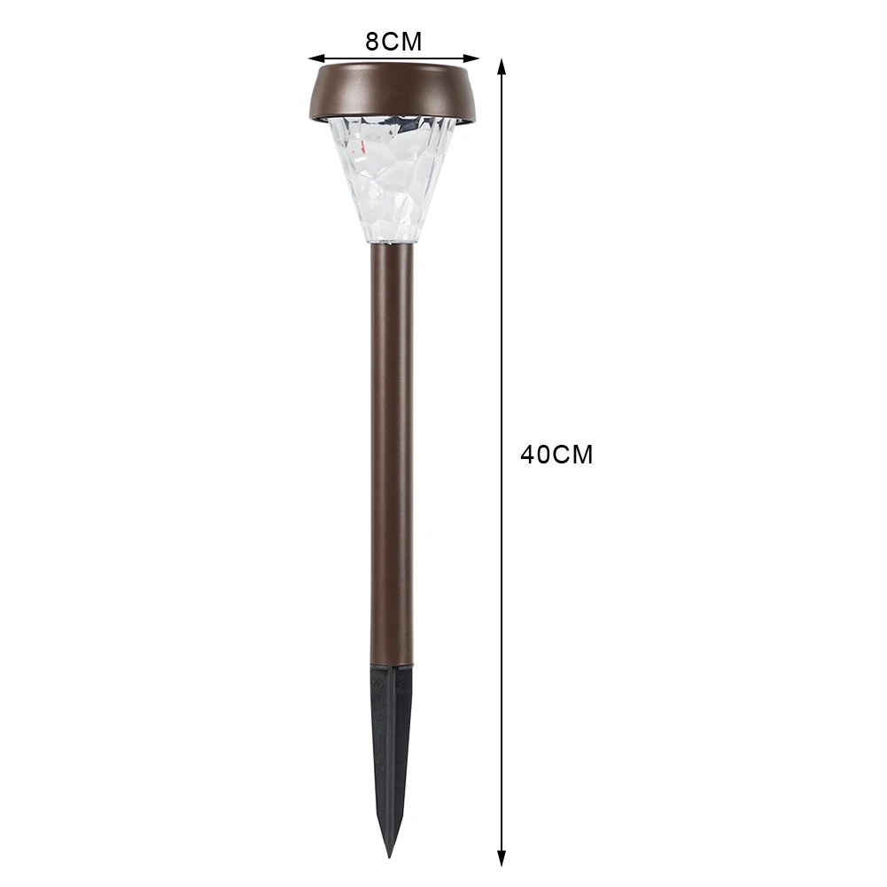 

2 PCS LED Solar Lawn Lamps With Water Wave Lighting Effect Garden Light Plug-in Lawn Stake Lamp Outdoor Decoration For Yard Path