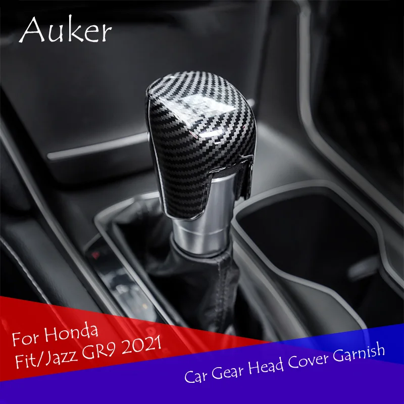 

ABS Material car gear shift button decoration car stickers car-styling For Honda Fit/Jazz GR9 2020 2021 Accessories