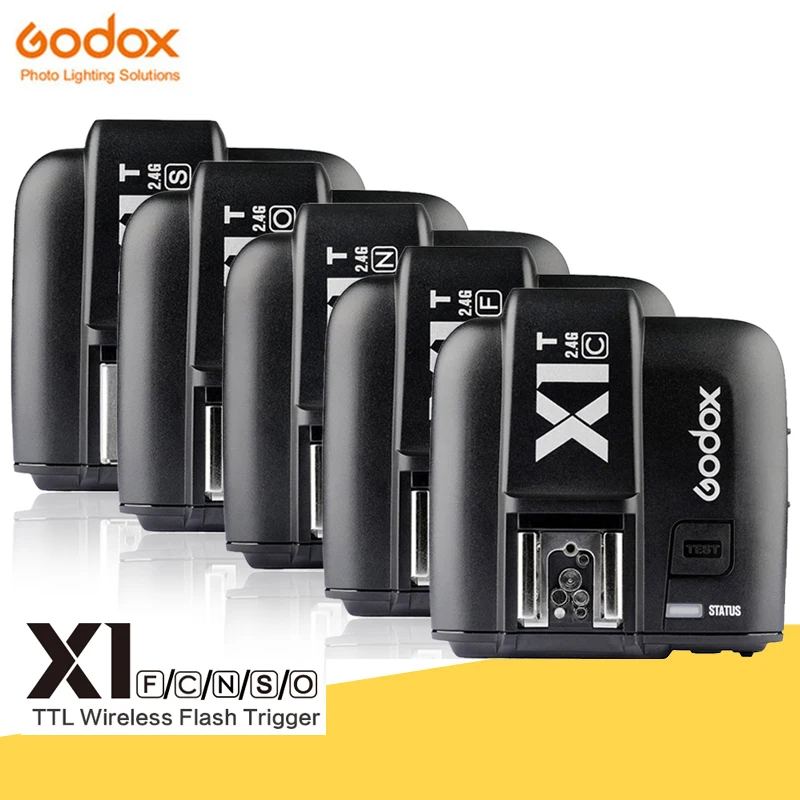 

Беспроводной триггерный передатчик GODOX X1T-F, X1T-C, X1T-S, X1T-O, X1T-N G, TTL, HSS, для камер Canon, Nikon, Sony, Fujifilm, Olympus