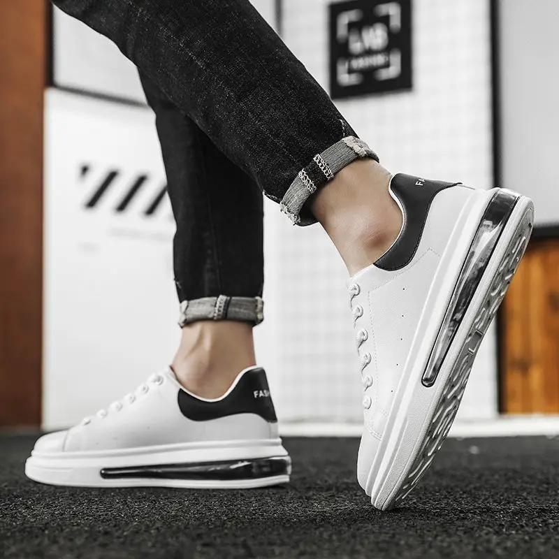 

Men Casual Shoes Comfort Flats Shoes 2021 New Fashion Classic White Shoes Outdoor Sneakers For Man