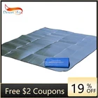 Дезерты и лисы влагостойкая Подушка Двусторонняя алюминиевая фольга ткань складное одеяло для пикника кемпинг влагостойкий коврик для путешествий