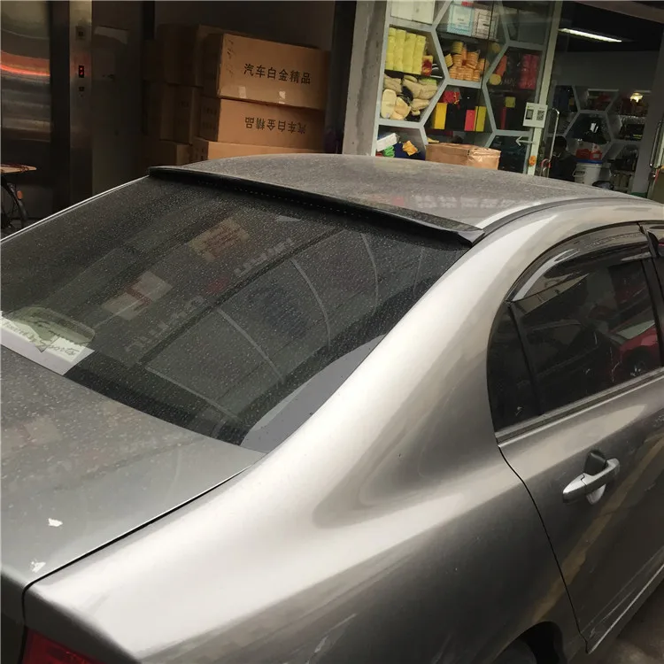 For Honda Civic Roof Spoiler 2006-2011 High Quality ABS Material Car Rear Wing Primer Color Trunk Decoration 2009 | Автомобили и