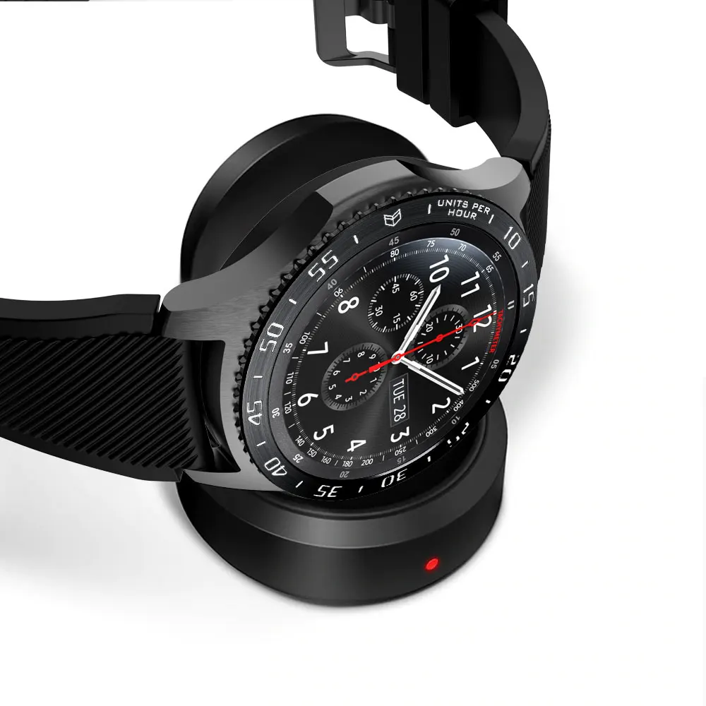 Для samsung gear S3 Frontier браслет из нержавеющей стали ремешок матч ободок кольцо чехол Крышка чешуя дракона браслет из металлического сплава ремешок для часов
