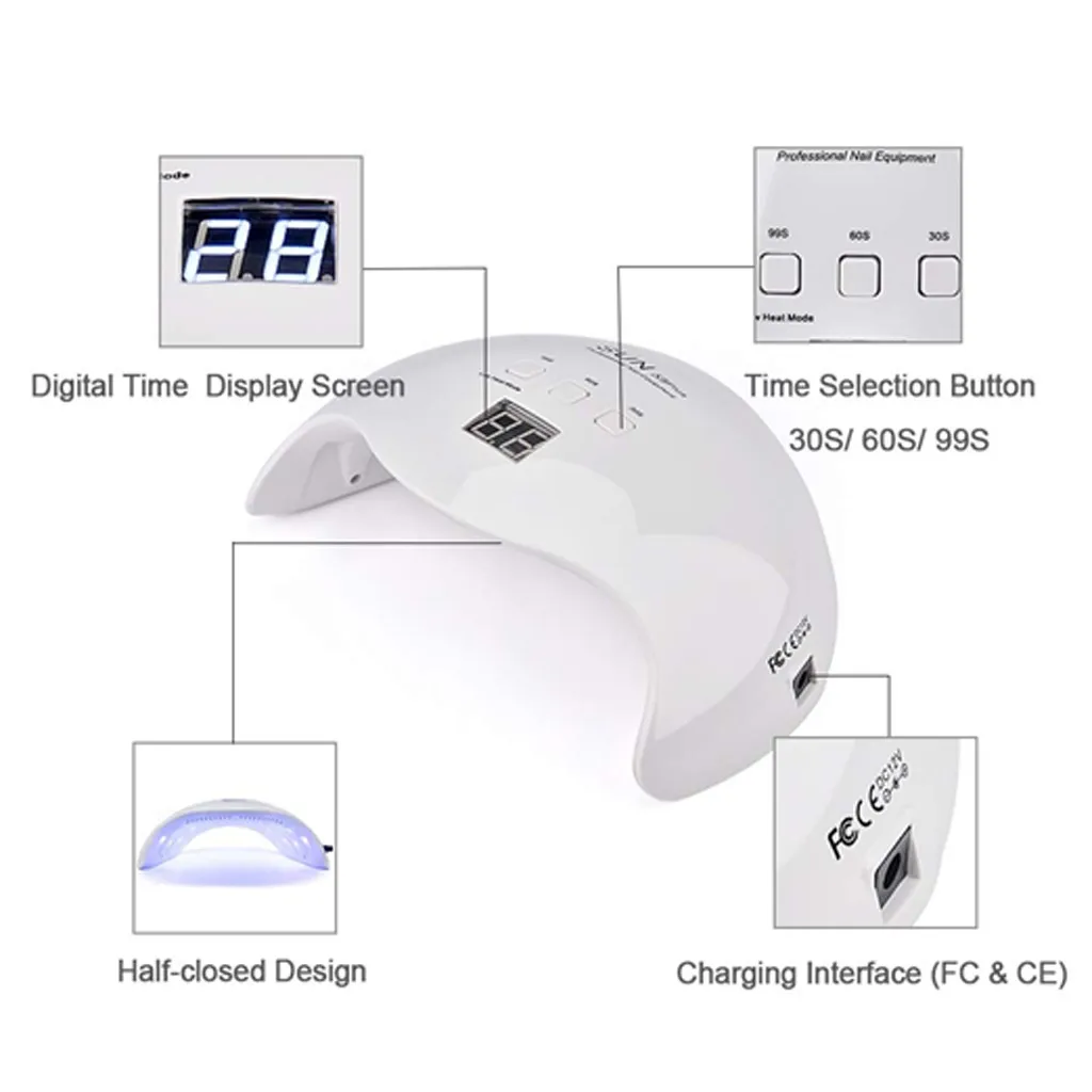 Светодиодный УФ 40 Вт 2020 DIY Многофункциональный инструмент для красоты запчасти
