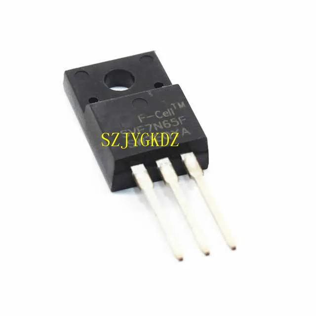 Svf7n65f Mosfet 7N65f Lcd Мощный транзистор Fet To 220 пластиковое уплотнение 7N65|Интегральные