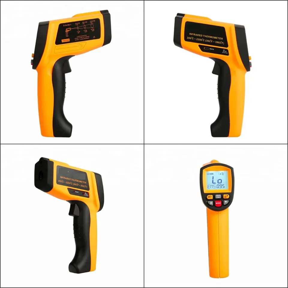 

IR Laser Infrared Thermometer Temperature Gun 2000 Degree for industry