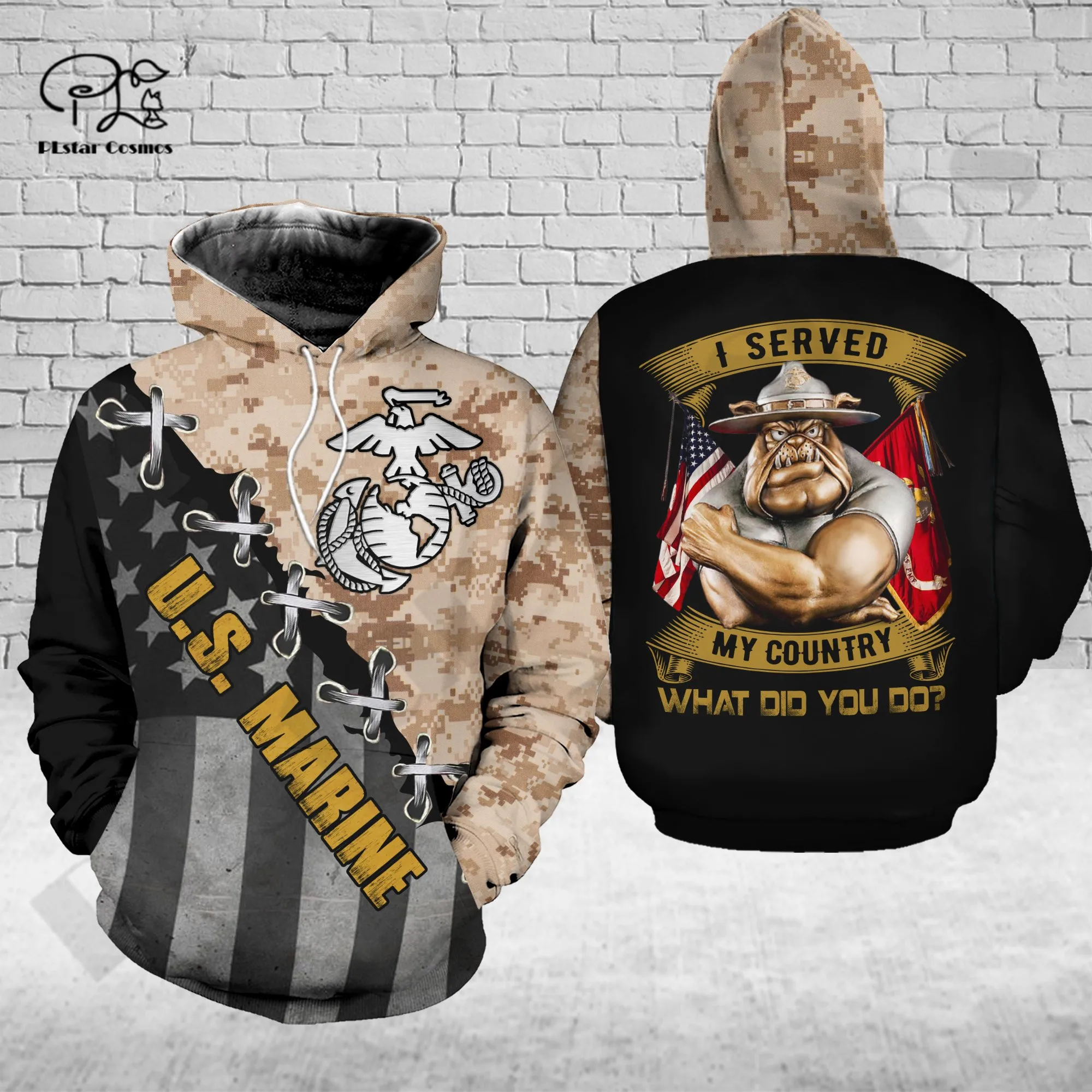 

PLstar Cosmos 3DPrint Newest Army Veteran Funny Unique Men/Women Premium Harajuku Casual Streetwear Hoodies/Zip/Sweatshirt T-7