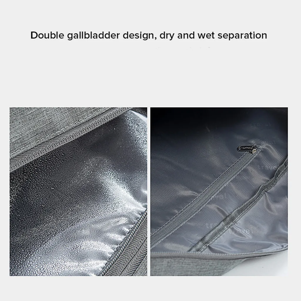 Мужская водонепроницаемая дорожная сумка нейлоновая Большая вместительная