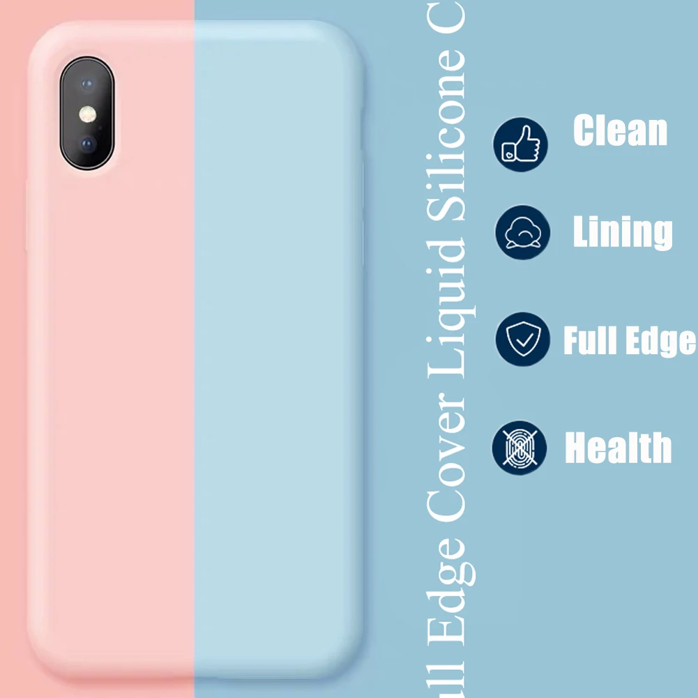 Для Xiaomi 9 Redmi Note7 ударопрочный жидкий силиконовый мягкий чехол защитный Крышка
