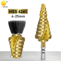 6 25mm hss spiral groove center drill bit carbide titanium plated drill bit mini drill bit
