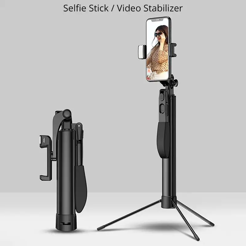 Bluetooth штатив селфи палка видео стабилизатор селфи палка Штатив для iPhone Xiaomi huawei Gimbal D29