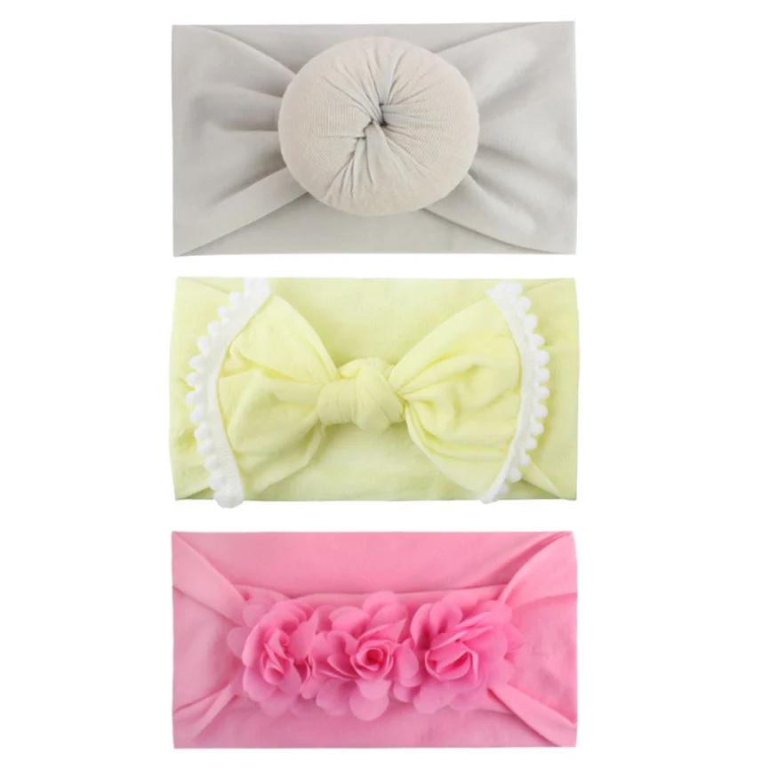 Аксессуары для волос головная повязка девочек детская однотонная Милая