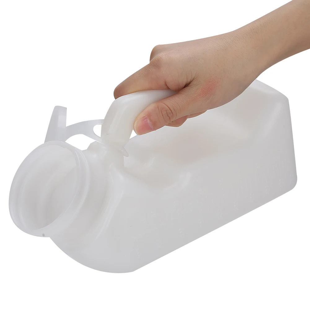 

Plastic Men Spill Proof Urinal Elderly Patient Portable Pee Urinary Bottle Healthy Care Men'S Urinals Plastic Potty Chamber Pots