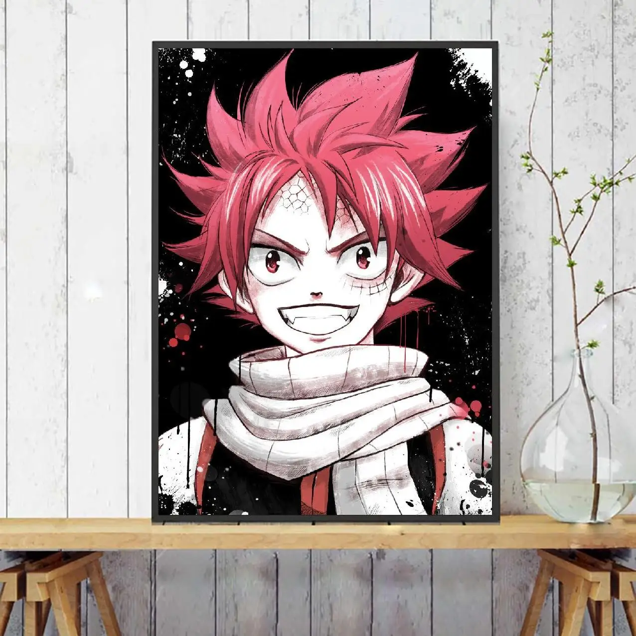 Воин Дракон проклятие уровень Аниме Арт холст печать плакатов домашний Декор