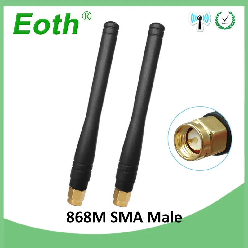 5 шт. 868 МГц 915 антенна 3dbi SMA Мужская прямая GSM антенны для gsm ретранслятора сигнала