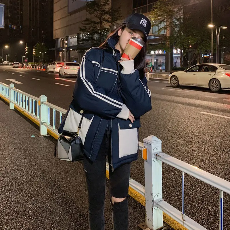 Clothing for Winter Coat Women  The New Cotton Female Short Korean Version Loose Casual Thicken
