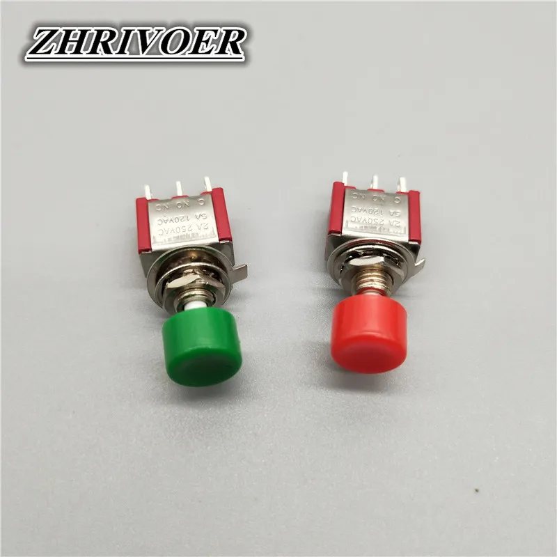 5 шт. DS-612 3Pin C-NO-NC 6 мм Мини Мгновенный самозапуска пуш-ап мини Пластик
