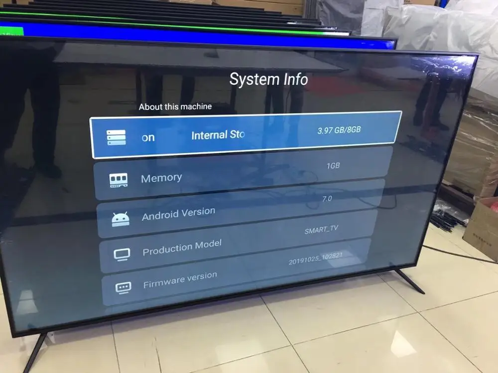 WIFI LED smart internet ip TV 55 60 дюймовый LED-телевизор светодиодный | Электроника