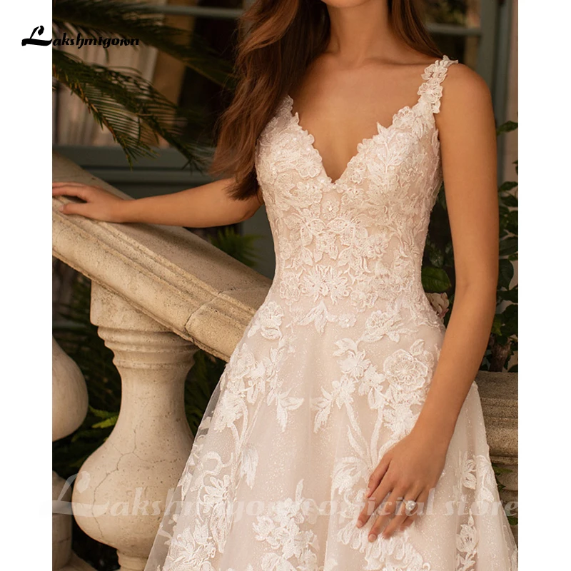 

Strap Sleeveless Mermaid/Trumpet Wedding Dresses 2020 V Neck Court Train Tulle and Lace with Appliques Vestido De Novia