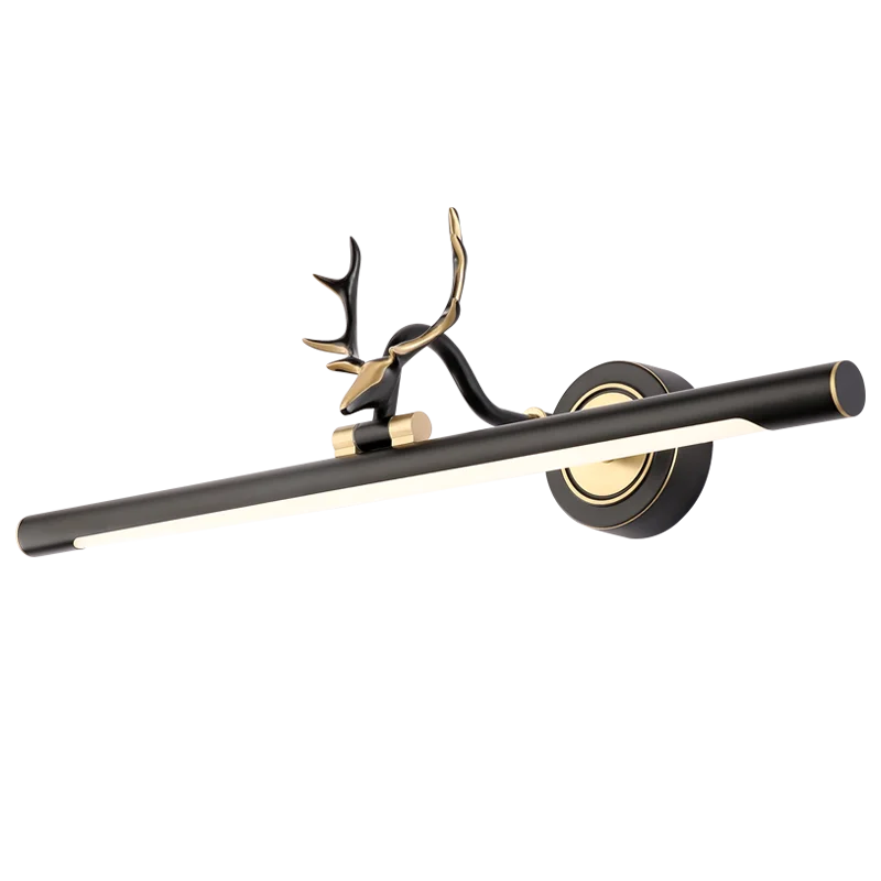 

Modern led bathroom mirror front light indoor mirror wall lamp dressing table copper wall lamp