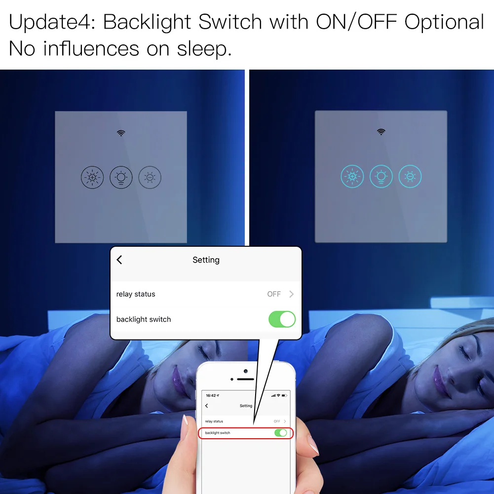 Умный регулятор светильник Smart Life/Tuya Wi Fi RF переключатель с дистанционным