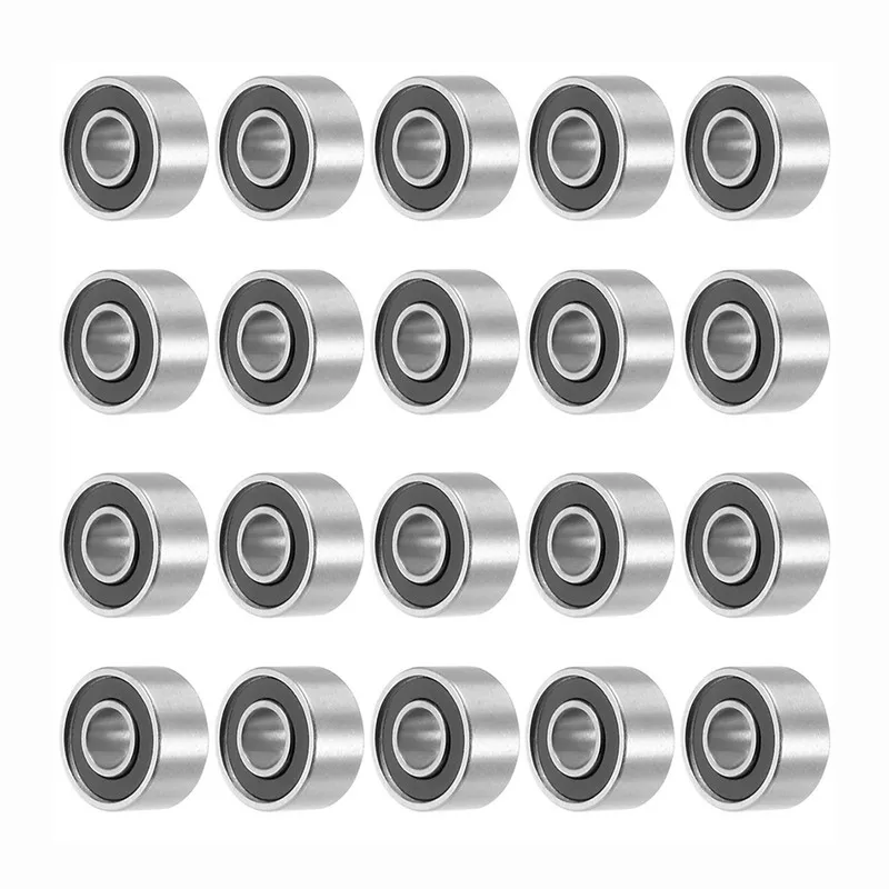 

693RS 3mmx8mmx4mm Double Sealed Miniature Deep Groove Ball Bearing 20pcs