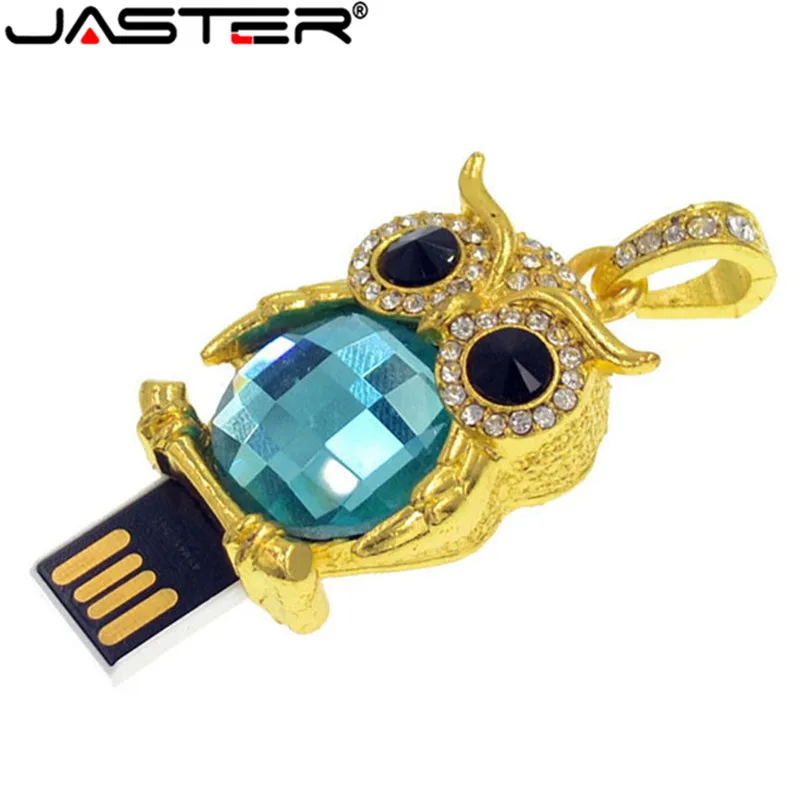 USB-флеш-накопитель JASTER с кристаллами в виде совы 4/8/16/32 ГБ | Компьютеры и офис