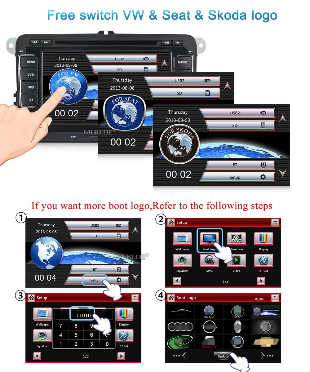 Черный/серебристый цвет автомобильный DVD gps Радио для старых VW Transporter T4/T5 Bora Passat Mk5 Golf Mk4 Polo Jetta Радио стерео