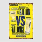 Рикардовый воздушный шар Vs L Allonge металлический Плакат на заказ настенный паб настенный Декор Пещера жестяной знак паба плакаты