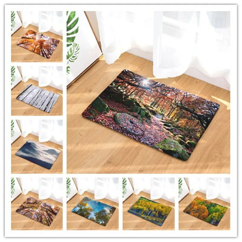 

Кленовые коврики для гостиной, противоскользящий ковер для спальни, кухни, ванной, коврики для приветствия на входной двери