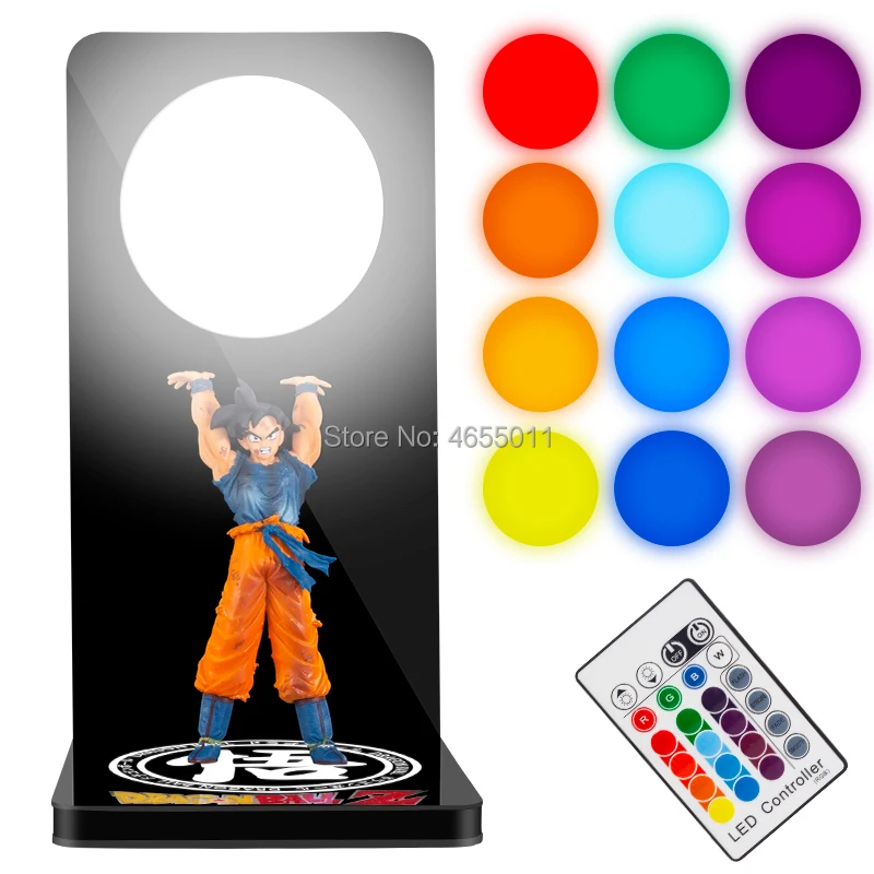 S. orange DIY DRAGON BALL Z Сон Гоку прочность бомбы USB Настольный светильник светодиодный Ночной светильник декоративный светильник ing 12 Цветов изменить пульт дистанционного управления